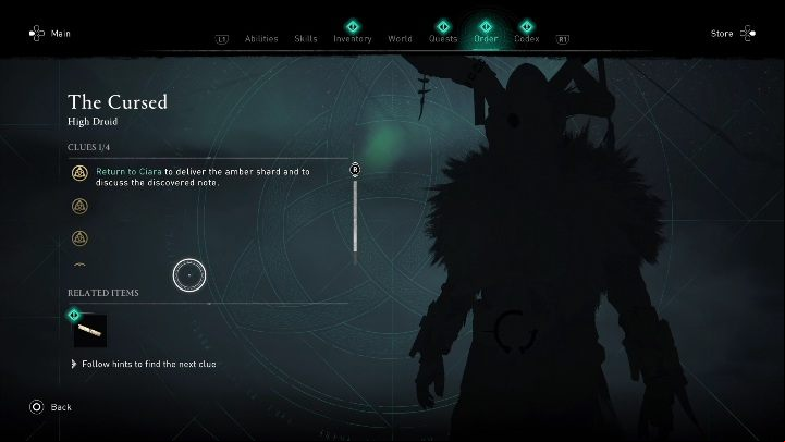 Clue #1: Received automatically during the main quest Potion of Blood - AC Valhalla Wrath of the Druids: Children of Danu - all clues, all , list - Basics - Assassins Creed Valhalla Guide and Walkthrough