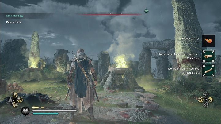Reward: For defeating The Cursed, you will receive a Blood Amber and a clue to The Oak - AC Valhalla Wrath of the Druids: Children of Danu - all clues, all , list - Basics - Assassins Creed Valhalla Guide and Walkthrough