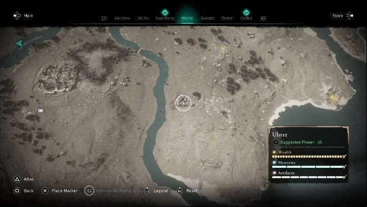 Clue #2: Bally on Gall, near the waterfall - AC Valhalla Wrath of the Druids: Children of Danu - all clues, all , list - Basics - Assassins Creed Valhalla Guide and Walkthrough