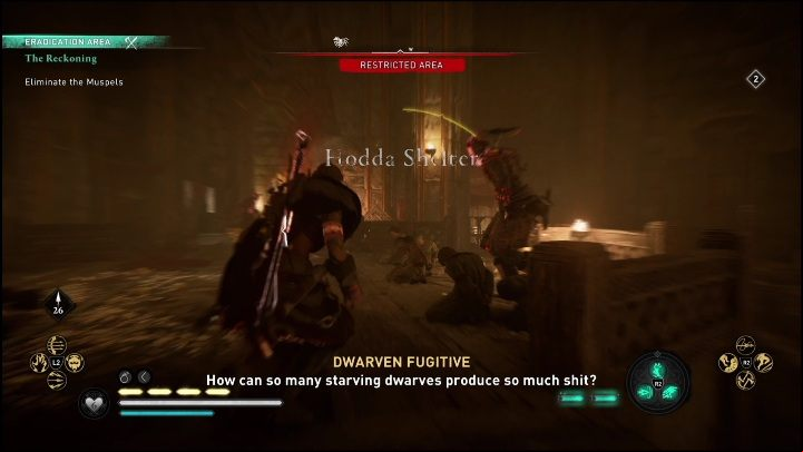 Unexpectedly, you'll arrive to encounter a group of enemies - AC Valhalla Dawn of Ragnarok: The Reckoning - Walkthrough - Assassins Creed Valhalla Guide and Walkthrough