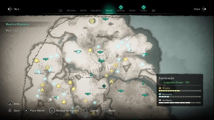 You will find this chest in the northern part of the location in Hausesteads - Assassins Creed Valhalla: Gear - Eurvicscire, Secrets, Locations - Eurvicscire - Assassins Creed Valhalla Guide and Walkthrough