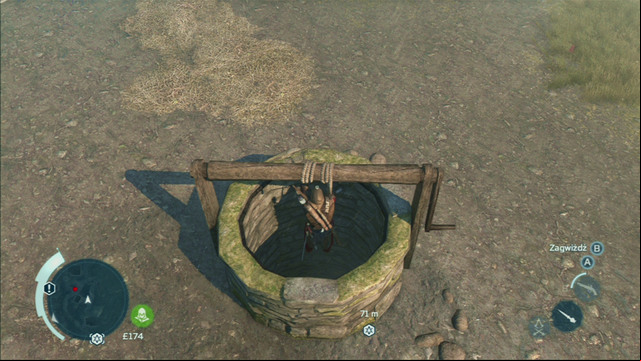 Wells - they work just as hay piles, but you can move along their ledges - Hideouts in Assassins Creed III Remastered - Exploration - Assassins Creed III Game Guide & Walkthrough
