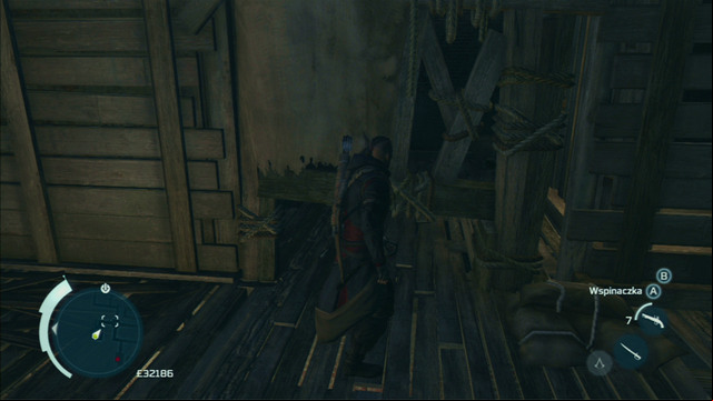 With the item above, climb to it along the wall on the right - Boston Underground in Assassins Creed III Remastered - Underground - Assassins Creed III Game Guide & Walkthrough