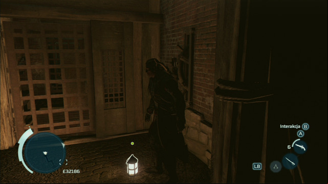 Turn the spinning wheel to lower the lift and afterwards jump through the grate to open it from the other side - New York Underground in Assassins Creed III Remastered - Underground - Assassins Creed III Game Guide & Walkthrough