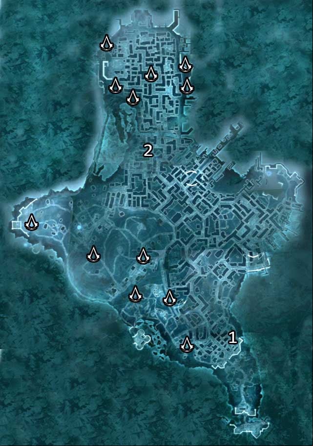 1 - in the southern district - Map of Boston | Assassin Guild - Assassin Guild - Assassins Creed III Game Guide & Walkthrough
