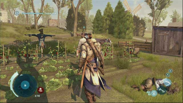 Defend the farm from the incoming enemies - New York - northern district in Assassins Creed III Remastered - Assassin Guild - Assassins Creed III Game Guide & Walkthrough