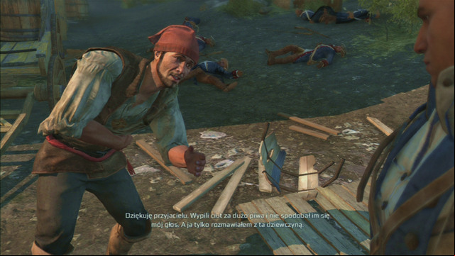 Save him and you will get your village a good miner - Norris | Homestead | Assassins Creed III Remastered - Homestead - Assassins Creed III Game Guide & Walkthrough