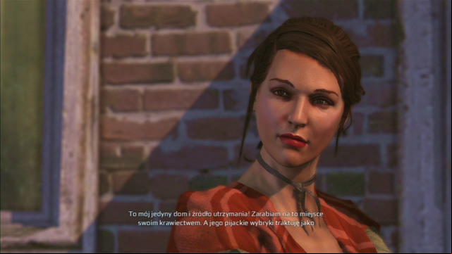 The woman gets beaten by his brutal husband - Ellen | Homestead | Assassins Creed III Remastered - Homestead - Assassins Creed III Game Guide & Walkthrough