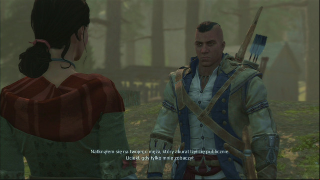 Take it to the woman and the mission will end - Ellen | Homestead | Assassins Creed III Remastered - Homestead - Assassins Creed III Game Guide & Walkthrough