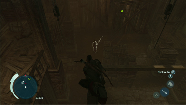 The next soldier can be found on the lower level - Naval mission - Fort Wolcott | Captain Kidds treasure in AC III Remastered - Captain Kidds treasure - Assassins Creed III Game Guide & Walkthrough