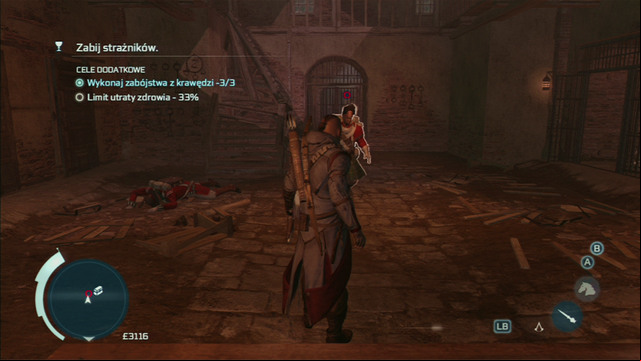 Optional objective: Limit health loss - 33% - Naval mission - Fort Wolcott | Captain Kidds treasure in AC III Remastered - Captain Kidds treasure - Assassins Creed III Game Guide & Walkthrough