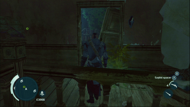 Go through the destroyed door and keep heading onwards until you reach the museum marked with a green point - Naval mission - The Mad Doctor Castle | Captain Kidds treasure in AC III - Captain Kidds treasure - Assassins Creed III Game Guide & Walkthrough