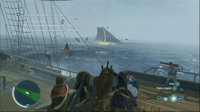 Optional objective: Sink more enemies than La Belladonna - 11 - French Involvement | Naval missions in Assassins Creed III Remastered - Naval missions - Assassins Creed III Game Guide & Walkthrough