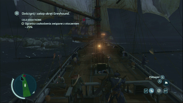 Optional objective: Limit environmental damage - 25% - A Midnight Engagement, The Giant and The Storm in AC III Remastered - Privateer Contracts - Assassins Creed III Game Guide & Walkthrough