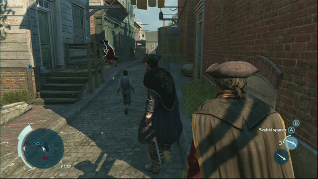 Eventually you will reach a place where Lee will draw the enemies attention and start running away - Sequence 2 - The Soldier | Assassins Creed III Remastered Walkthrough - Walkthrough - Assassins Creed III Game Guide & Walkthrough