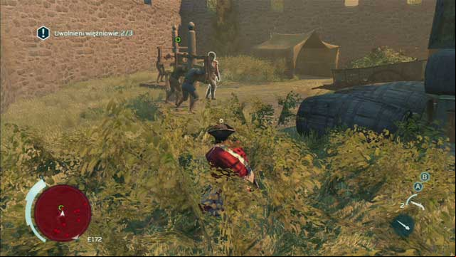 The last group of prisoners can be found nearby the first - Sequence 2 - Infiltrating Southgate | Assassins Creed III Remastered Walkthrough - Walkthrough - Assassins Creed III Game Guide & Walkthrough