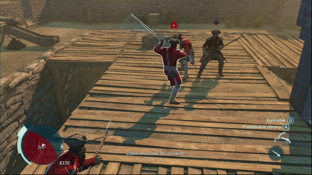 Optional objective: Avoid firing line damage - Sequence 2 - Infiltrating Southgate | Assassins Creed III Remastered Walkthrough - Walkthrough - Assassins Creed III Game Guide & Walkthrough