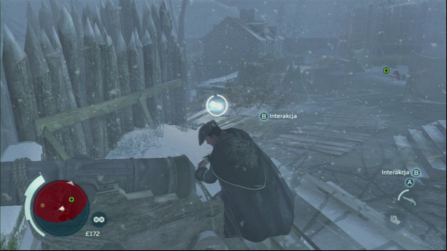After taking care of him, approach the cannon and hold down the interaction button to render it useless - Sequence 3 - Execution is Everything | Assassins Creed III Walkthrough - Walkthrough - Assassins Creed III Game Guide & Walkthrough