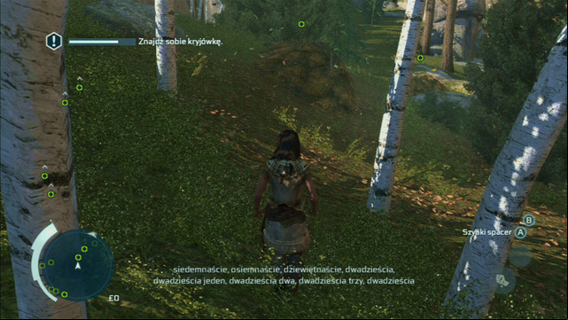 In the second part of the game, you will have to hide from a friend - Sequence 4 - Hide and Seek | Assassins Creed III Remastered Walkthrough - Walkthrough - Assassins Creed III Game Guide & Walkthrough