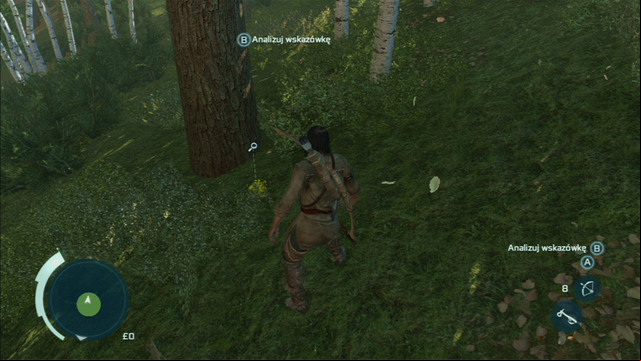 Afterwards search the zone for traces marked with a magnifying glass - Sequence 4 - Hunting Lessons | Assassins Creed III Remastered Walkthrough - Walkthrough - Assassins Creed III Game Guide & Walkthrough