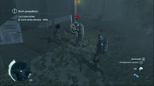 Optional objective: Limit health loss - 50% - Sequence 5 - A Boorish Man | Assassins Creed III Remastered Walkthrough - Walkthrough - Assassins Creed III Game Guide & Walkthrough
