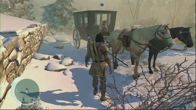 Begin the mission be leaving the manor and speaking with Achilles whos waiting on the carriage - Sequence 5 - A Trip to Boston | Assassins Creed III Remastered Walkthrough - Walkthrough - Assassins Creed III Game Guide & Walkthrough