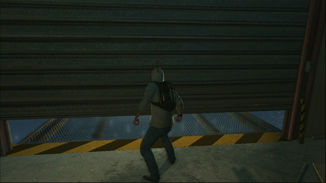 Eventually you will reach an empty warehouse where you will have to slide below a half-open gate - Sequence 5 - First Power Source | Assassins Creed III Remastered Walkthrough - Walkthrough - Assassins Creed III Game Guide & Walkthrough