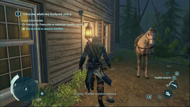 Find the manor using Eagle Vision and knock on the door - Sequence 7 - The Midnight Ride | Assassins Creed III Remastered Walkthrough - Walkthrough - Assassins Creed III Game Guide & Walkthrough