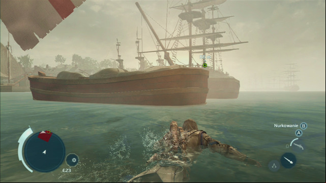 Leave the ship before the bomb explodes and swim to the second one - Sequence 7 - Conflict Looms | Assassins Creed III Remastered Walkthrough - Walkthrough - Assassins Creed III Game Guide & Walkthrough