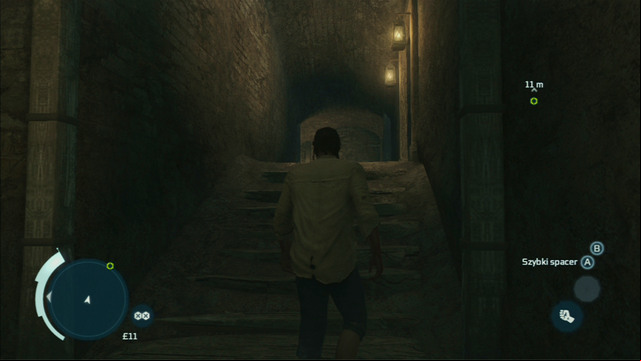 Now you will have to slowly follow the guard and quickly run upstairs as he turns left - Sequence 8 - Bridewell Prison | Assassins Creed III Remastered Walkthrough - Walkthrough - Assassins Creed III Game Guide & Walkthrough