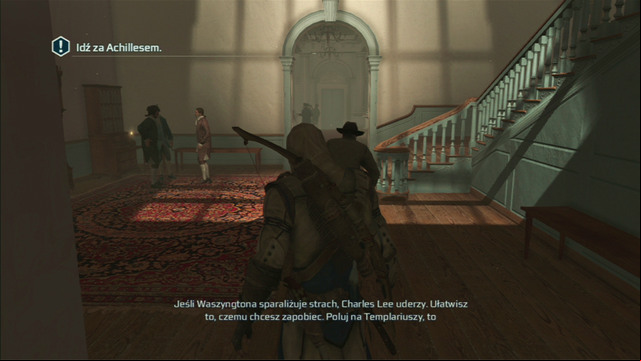 After Hickeys death, follow Achilles, open the door and end the sequence - Sequence 8 - Public Execution | Assassins Creed III Remastered Walkthrough - Walkthrough - Assassins Creed III Game Guide & Walkthrough