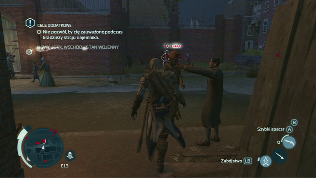 Optional objective: Do not get detected while stealing the mercenary outfit - Sequence 9 - Father and Son | Assassins Creed III Remastered Walkthrough - Walkthrough - Assassins Creed III Game Guide & Walkthrough