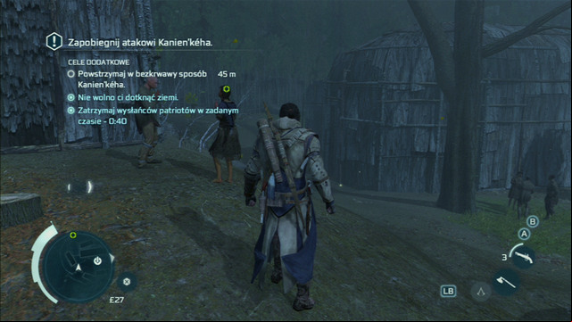 Optional objective: Stop Kanienkeha with non-lethal methods - Sequence 10 - A Broken Trust | Assassins Creed III Remastered Walkthrough - Walkthrough - Assassins Creed III Game Guide & Walkthrough