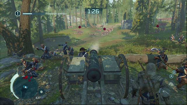 Optional objective: Neutralize platoons with a single cannonball - 8/8 - Sequence 10 - Battle of Monmouth | Assassins Creed III Remastered Walkthrough - Walkthrough - Assassins Creed III Game Guide & Walkthrough