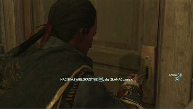 Start off by moving the left and afterwards the right analog stick until both lockpicks are in proper positions - Sequence 1 - Deadly Performance | Assassins Creed III Remastered Walkthrough - Walkthrough - Assassins Creed III Game Guide & Walkthrough
