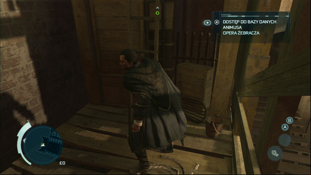 That way you will reach a ladder which you have to climb back up - Sequence 1 - Deadly Performance | Assassins Creed III Remastered Walkthrough - Walkthrough - Assassins Creed III Game Guide & Walkthrough