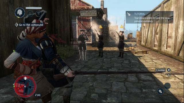 Human Shield - Close combat - Combat system - Assassins Creed: Liberation HD - Game Guide and Walkthrough