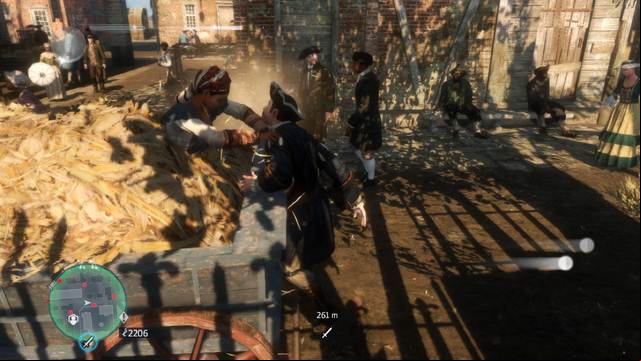 Attack from hiding - hay carts and bushes - Tricks - Combat system - Assassins Creed: Liberation HD - Game Guide and Walkthrough