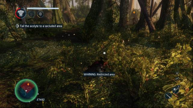 Even in the red zone, you can hide from the enemy - Notoriety - Assassins Creed: Liberation HD - Game Guide and Walkthrough