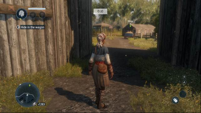 Run into the hay cart - Sequence 1 (part 1) - The storyline - Assassins Creed: Liberation HD - Game Guide and Walkthrough