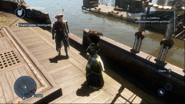 The charmed guards protect you from thieves - Sequence 1 (part 1) - The storyline - Assassins Creed: Liberation HD - Game Guide and Walkthrough