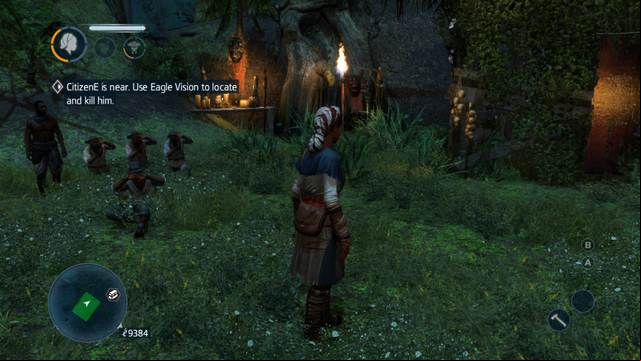 Use eagle Vision to spot the target - Sequence 2 - The storyline - Assassins Creed: Liberation HD - Game Guide and Walkthrough