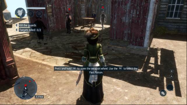 The Umbrella will make it possible to attack without attracting attention - Sequence 3 (part 1) - The storyline - Assassins Creed: Liberation HD - Game Guide and Walkthrough