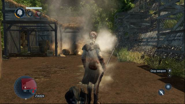 Use the aiming mode and take a shot- you only have one bullet - Sequence 4 (part 1) - The storyline - Assassins Creed: Liberation HD - Game Guide and Walkthrough