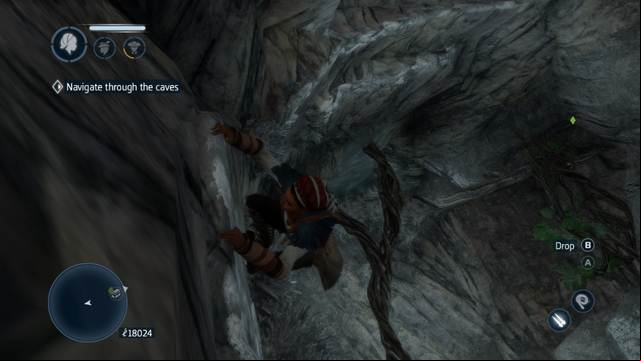 Jump down over the opposite walls - Sequence 4 (part 2) - The storyline - Assassins Creed: Liberation HD - Game Guide and Walkthrough