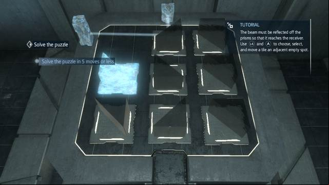 The correct solution to the puzzle in 5 moves - Sequence 6 - The storyline - Assassins Creed: Liberation HD - Game Guide and Walkthrough