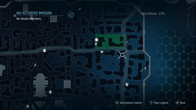 Citizen 3 - at the first building on the left - CitizenE - Side missions - Assassins Creed: Liberation HD - Game Guide and Walkthrough