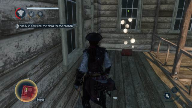 You need to act quickly - the object is in the chest on the balcony - Ship Crew - Side missions - Assassins Creed: Liberation HD - Game Guide and Walkthrough