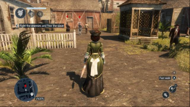 Kill them in a way that guarantees that you will not be seen - Free Slaves - Side missions - Assassins Creed: Liberation HD - Game Guide and Walkthrough