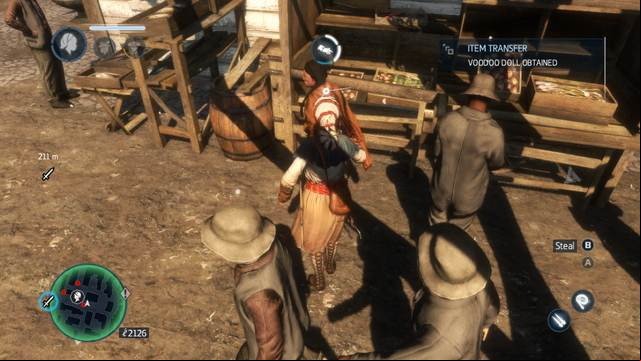 A Native American with a voodoo doll - Character items - Collectibles - Assassins Creed: Liberation HD - Game Guide and Walkthrough
